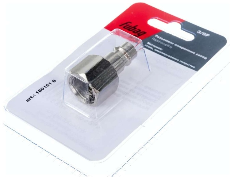 FUBAG Разъемное соединение рапид (штуцер), 3/8"F, внутр.резьба, блистер 1 шт