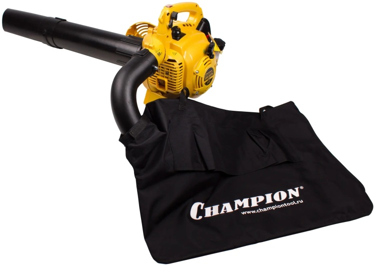 Воздуходувка-измельчитель CHAMPION GBV327S (0,7кВт 26см³ 3,9/5,75кг 720м³/ч 50л)