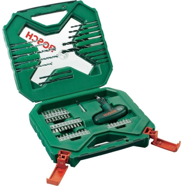 Набор сверл и насадок-бит X-Line NEW GENERATION (54 шт)