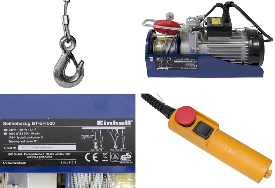 Лебедка электрическая Einhell BT-EH 500
