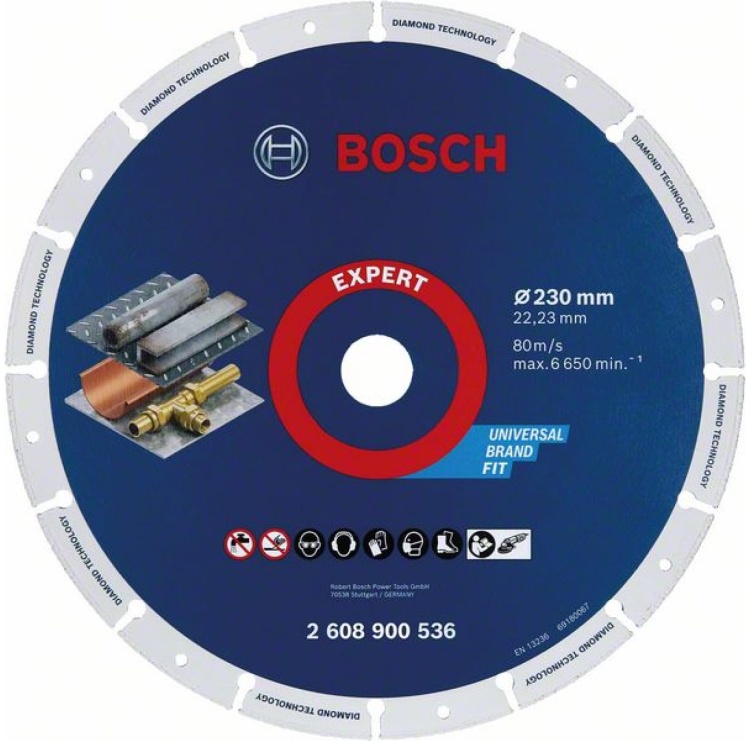 Диск алмазный по металлу (230х22 мм) Bosch
