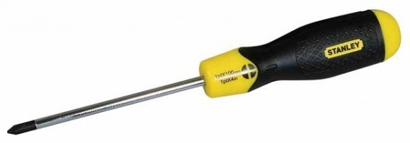 0-64-949 STANLEY ОТВЕРТКА "CUSHION GRIP" ПОД ШЛИЦ PH3 Х 150ММ