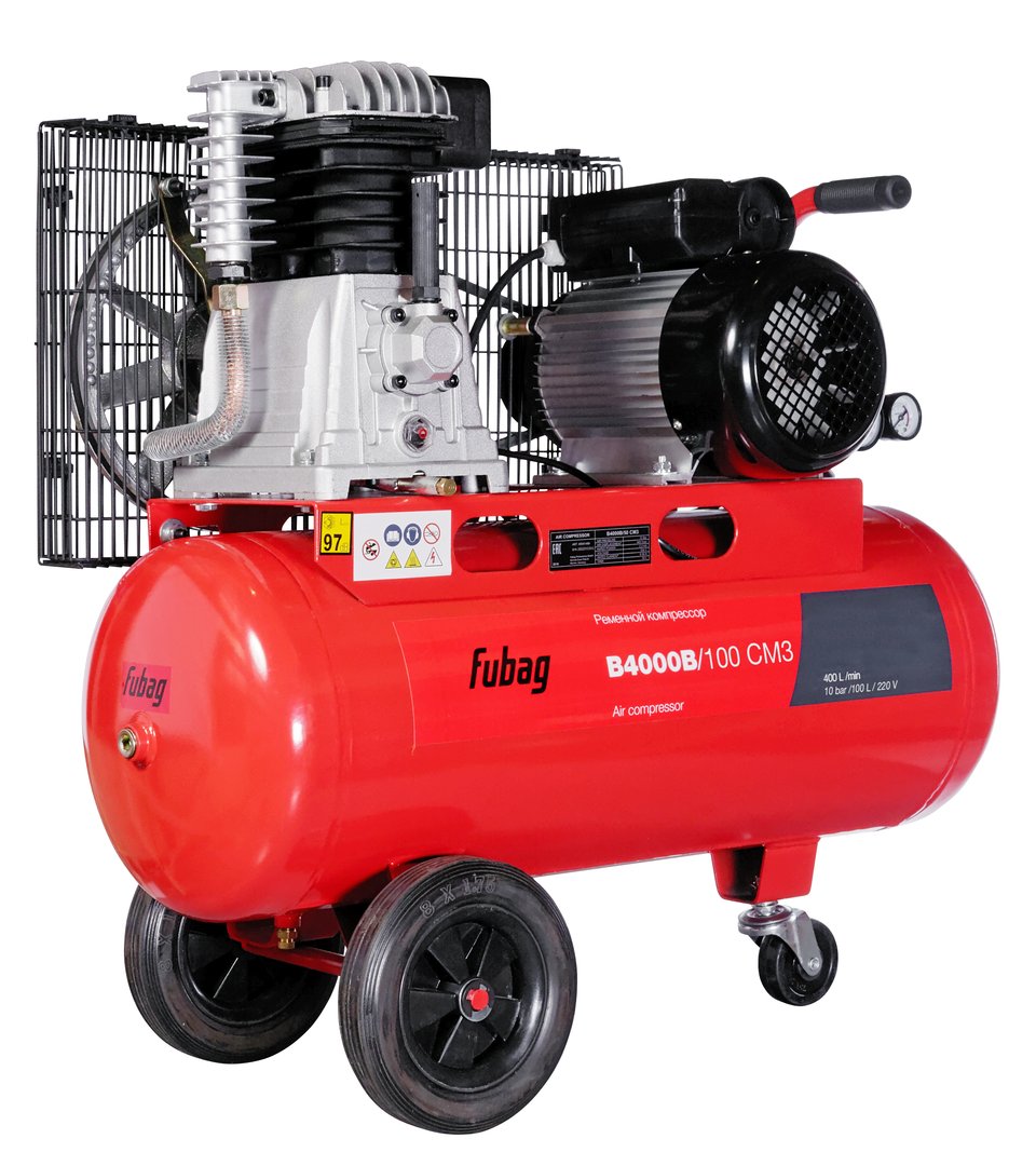 FUBAG Ременной одноступенчатый компрессор B4000B/100 CM3