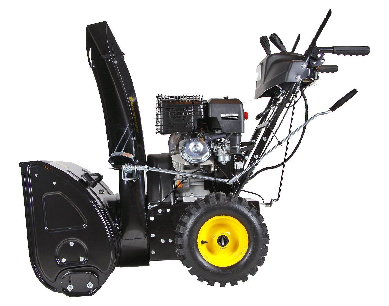 Снегоотбрасыватель CHAMPION ST1376E (13лс76см6F/2 колеса6,5л121,5кг эл.стартер,фара,обогрев рукоят )