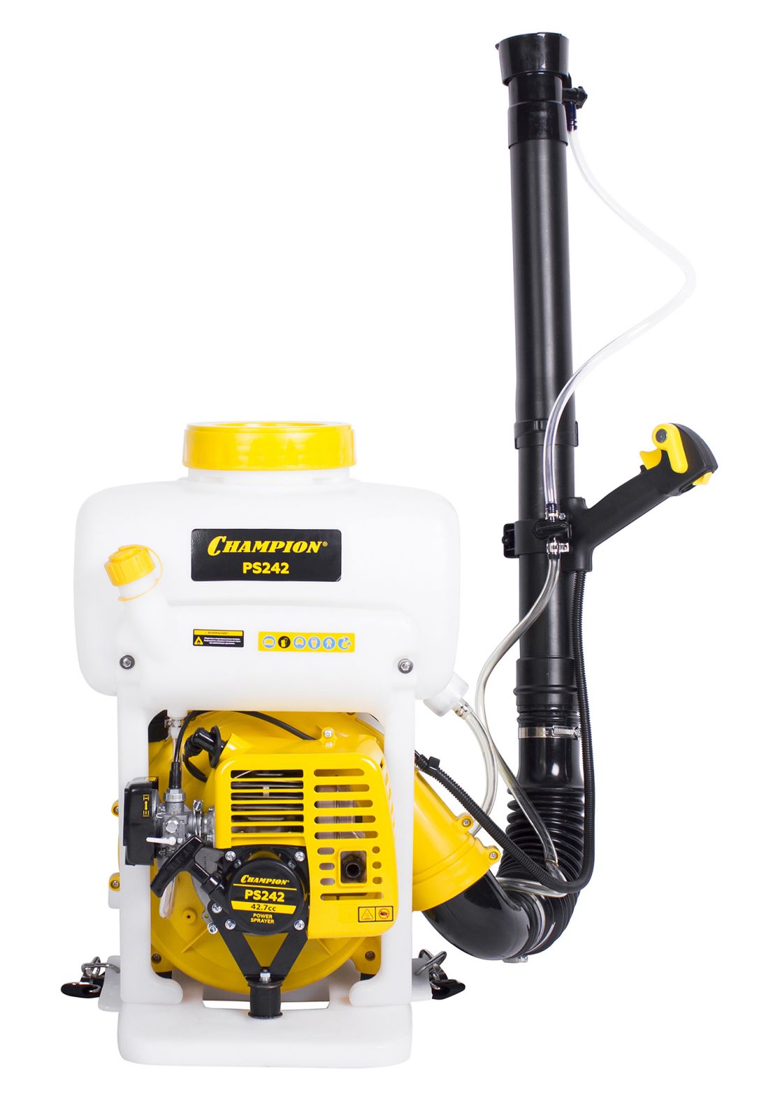 Опрыскиватель CHAMPION PS242 (1.25кВт,42,7см3,15м,бак 14л,0,14-3,03 л/мин 9кг)