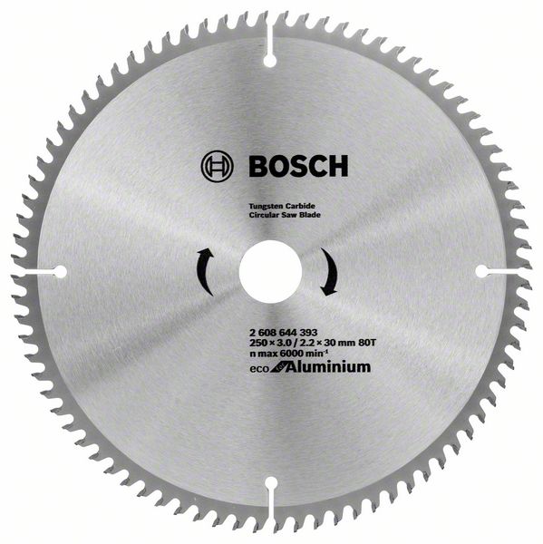                 Диск BOSCH пильный 250х30-80 EC AL B