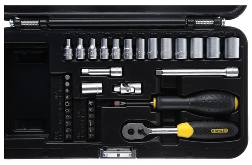 1-94-672 НАБОР ТОРЦЕВЫХ ГОЛОВОК ПРОФЕССИОНАЛЬНЫХ STANLEY "EXPERT" 1/4" (35 ПРЕДМЕТОВ)
