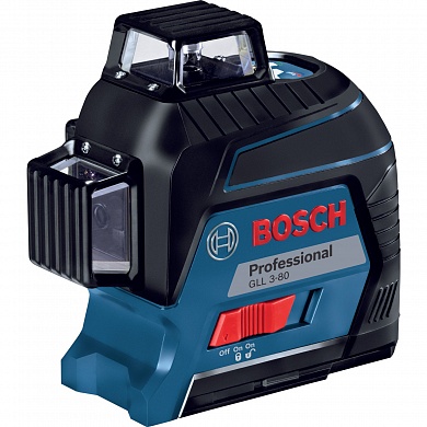 Линейный лазерный нивелир GLL 3-80 Professional + Строительный штатив Bosch BT-150