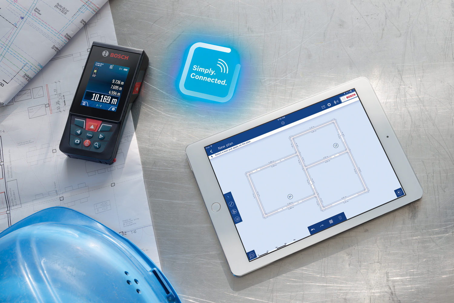 Лазерный дальномер Bosch GLM 120 C Professiona