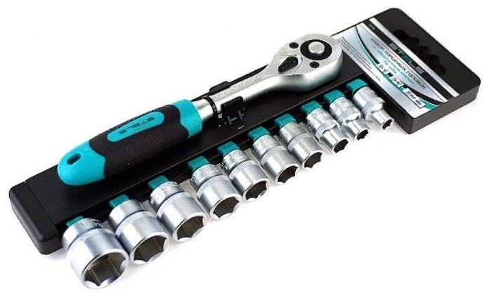 Набор торцевых головок 3/8 11 предметов STELS 14126
