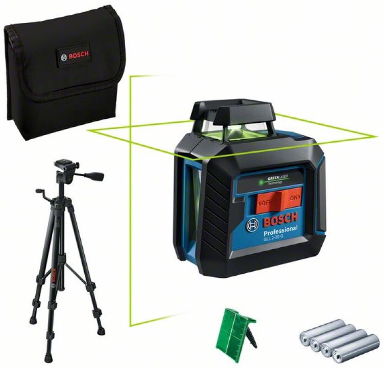 Нивелир лазерный BOSCH GLL 2-20 G + BT150