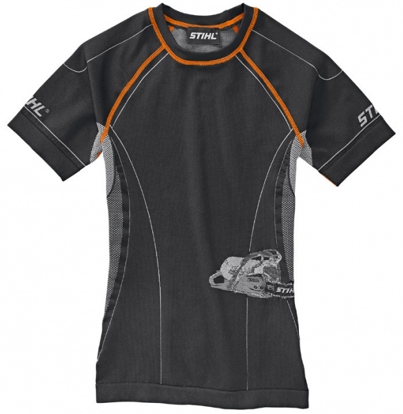 Поло ADVANCE SZ M Черная с коротким рукавом