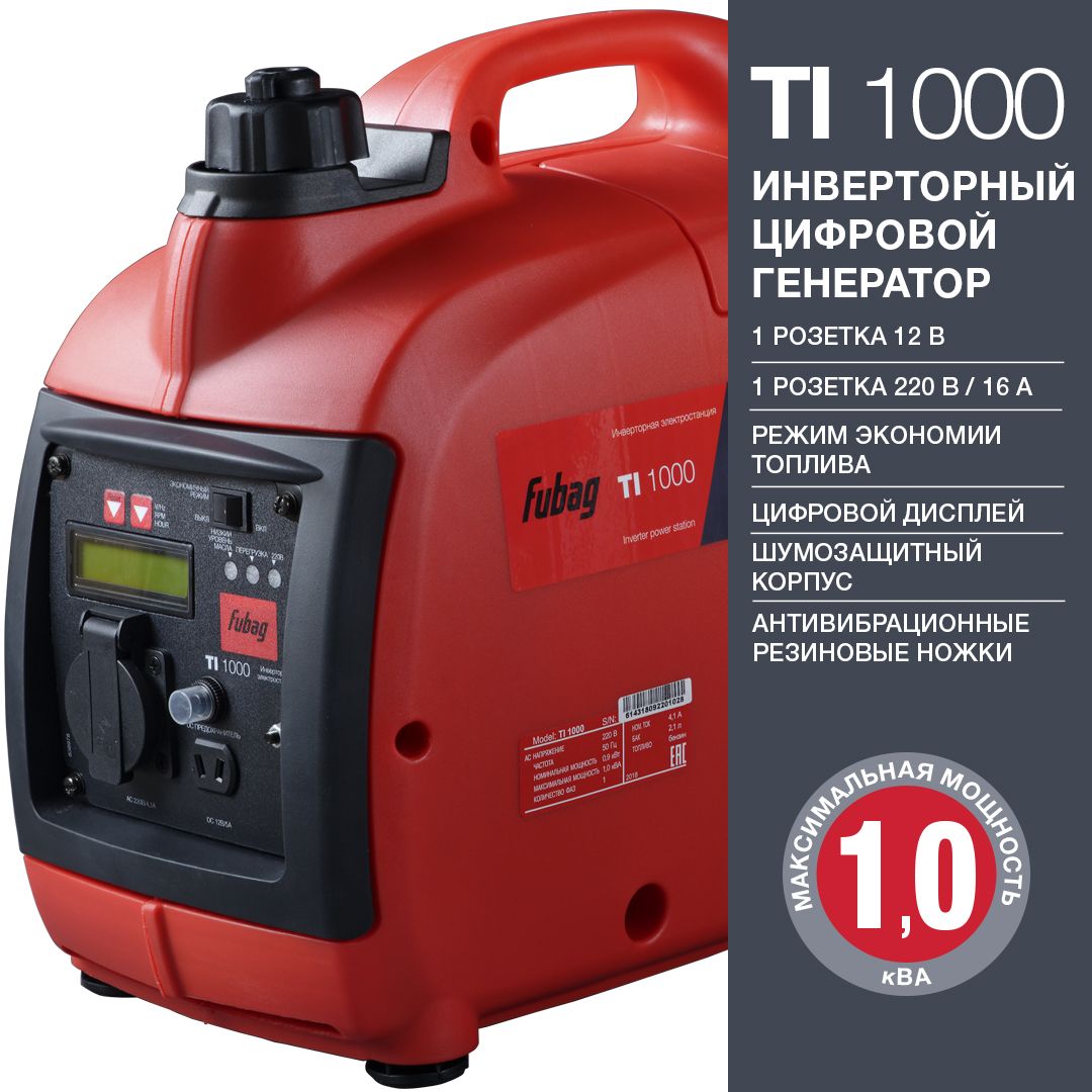 FUBAG Электростанция цифровая TI 1000
