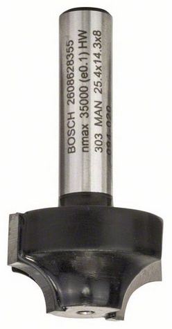 Фреза BOSCH профиль E Std S8/R6.3/D25.4/L14