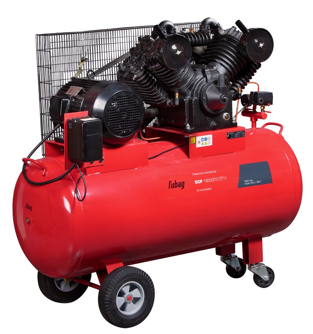 FUBAG Ременной двухступенчатый компрессор DCF-1300/270 CT11 двухступенчатый