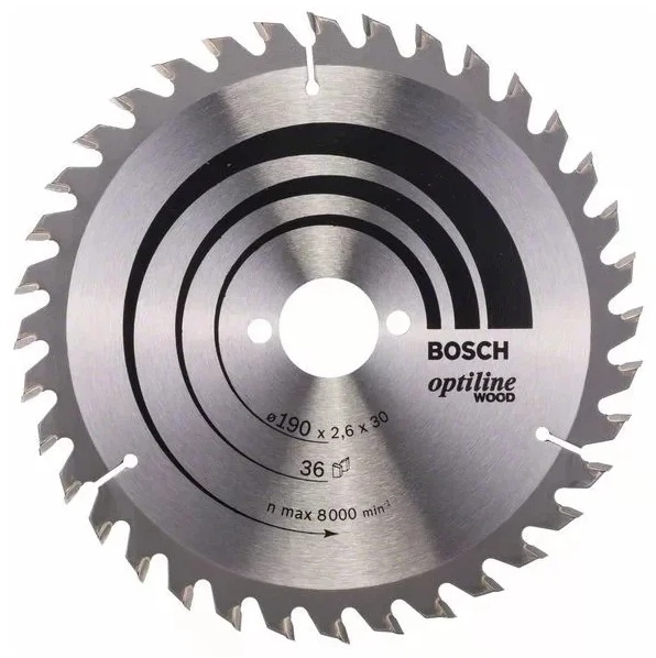 Диск BOSCH циркулярный 190х30 36 OPTILINE