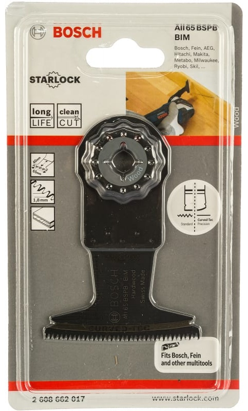 Полотно пильное погружное BiM-1шт AIZ 65 BSB