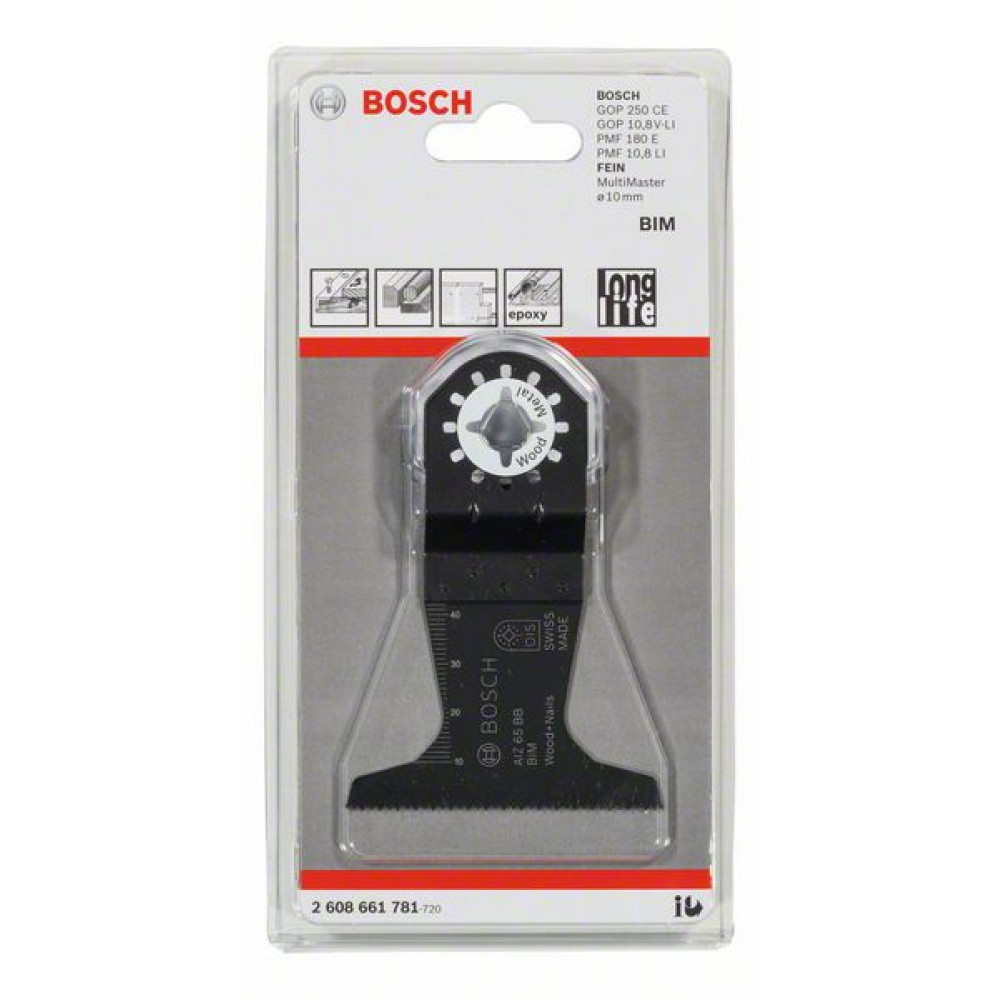 Полотно по дереву BOSCH широкое,с гвоздями 65х40мм