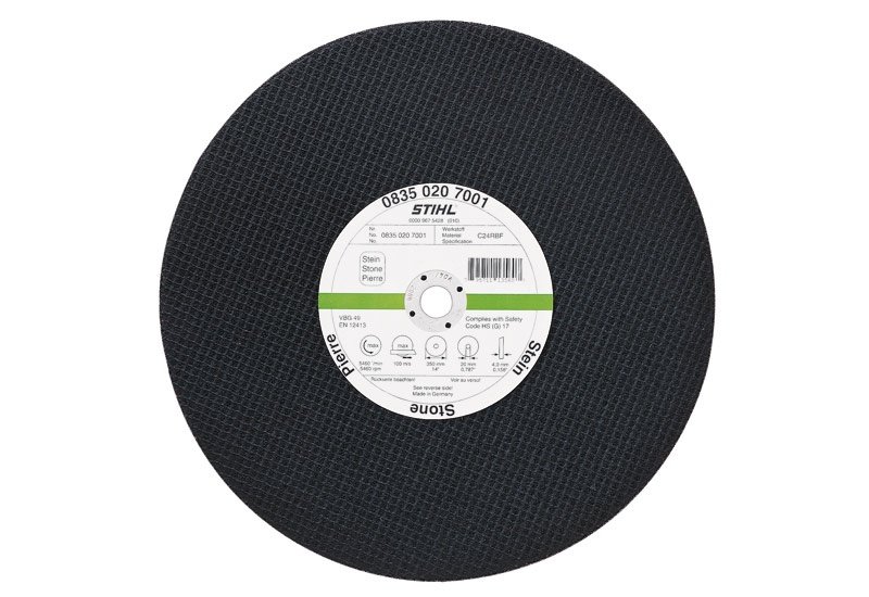 Круг абразивный STIHL камень, алюминий, цв. металл 350