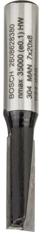 Фреза BOSCH пазовая Std S8/D7/L20