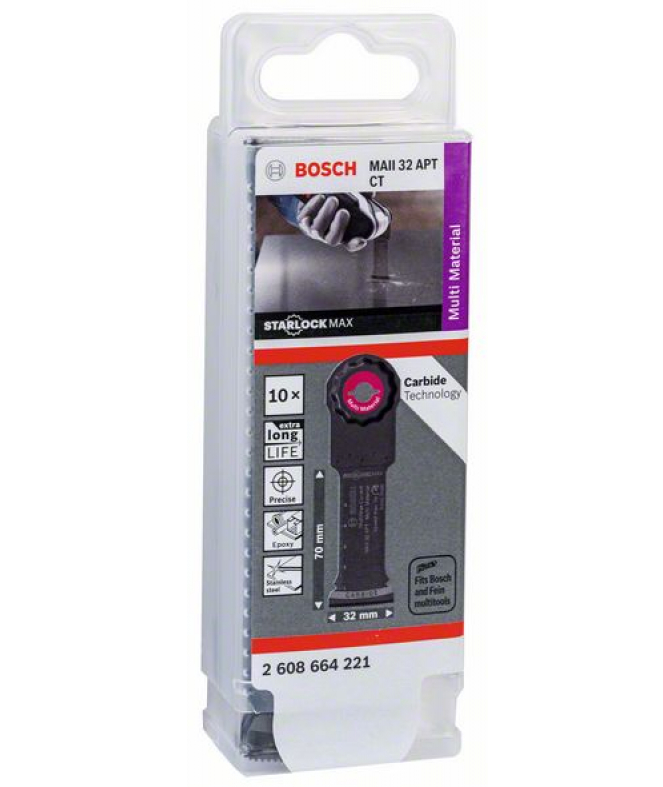 Полотно пильное Multi-Material MAII 32 APT (32x70 мм) Bosch