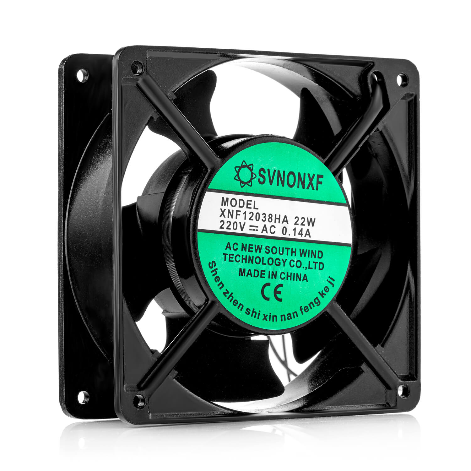 Вентилятор 120х120х38мм, 220В