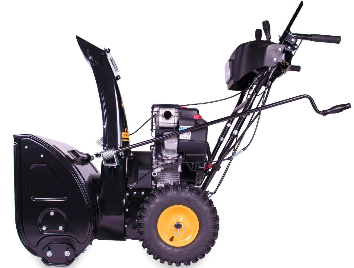 Снегоотбрасыватель CHAMPION ST861 (8л/с,61см 6F/2R колеса 6л/85кг,эл.стартер,фара,обогрев)