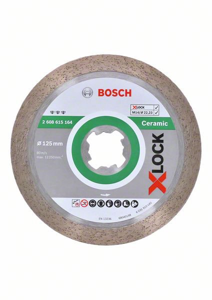 X-LOCK Алмазный диск  Best for Ceramic 125 x 22,23 x 1,8 x 10мм