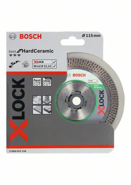 X-LOCK Алмазный диск Best for Hard Ceramic 115 x 22,23 x 1,8 x 10мм
