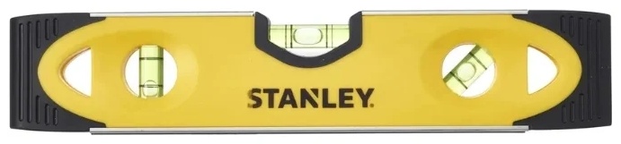 0-43-511 STANLEY  УРОВЕНЬ "TORPEDO" С ПЛАСТМАССОВЫМ КОРПУСОМ МАГНИТНЫЙ 250ММ Х 3 КАПСУЛЫ