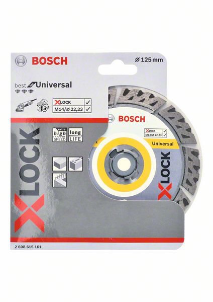 X-LOCK Алмазный диск  Best for Universal 125 x 22,23 x 2,2 x 12мм