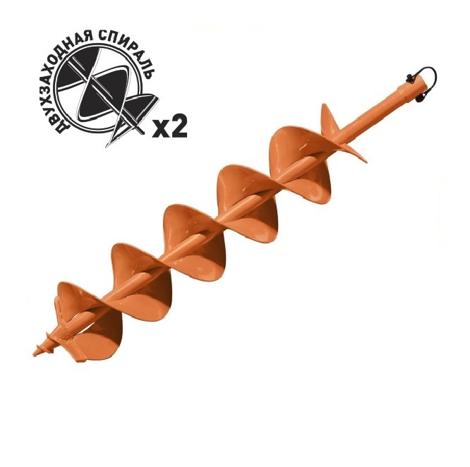 Шнек для грунта CARVER GDB-150/2 двухзаходный