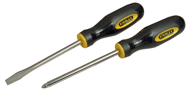 0-60-100 STANLEY  НАБОР ИЗ 10-ТИ ОТВЕРТОК "BASIC" FL4X45 - FL5X75 - FL5X150 - FL6,5X38 -FL6,5X100 -