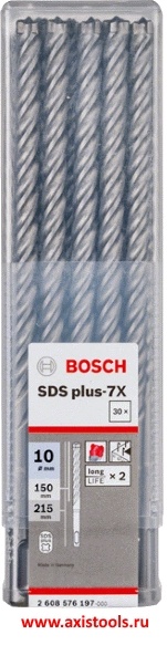 Бур SDS Plus-7X  для армированного бетона 10 мм