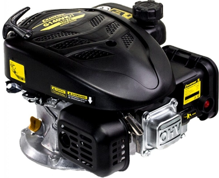 Двигатель CHAMPION G140VK/1 (4лс/2.9кВт 139см3,вертикальный 22,2мм шпонка8,7кг для газонокосилок)