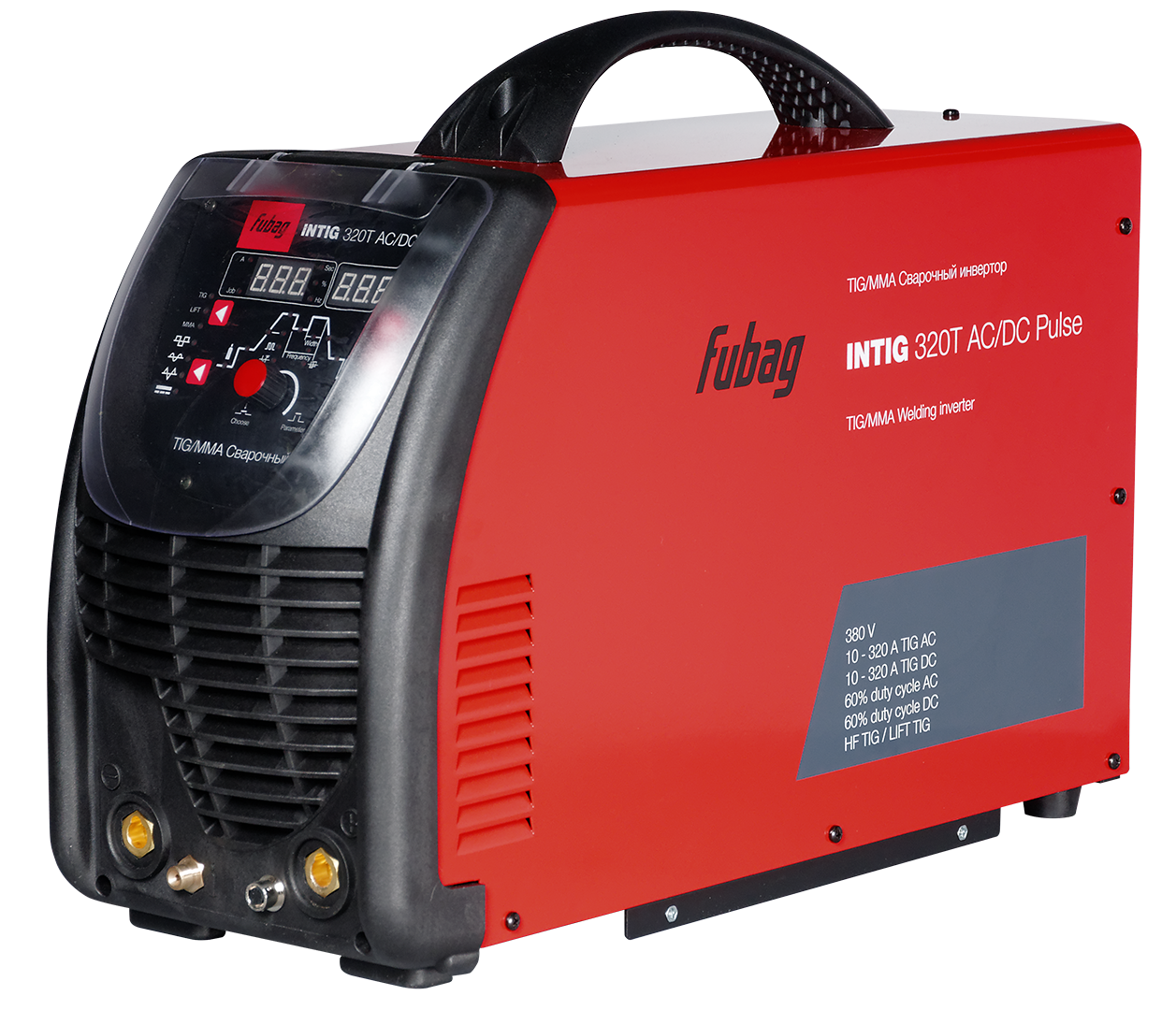 FUBAG Инвертор сварочный INTIG 320 T AC/DC PULSE + горелка FB TIG 18 5P 4m + модуль охлаждения + тележка