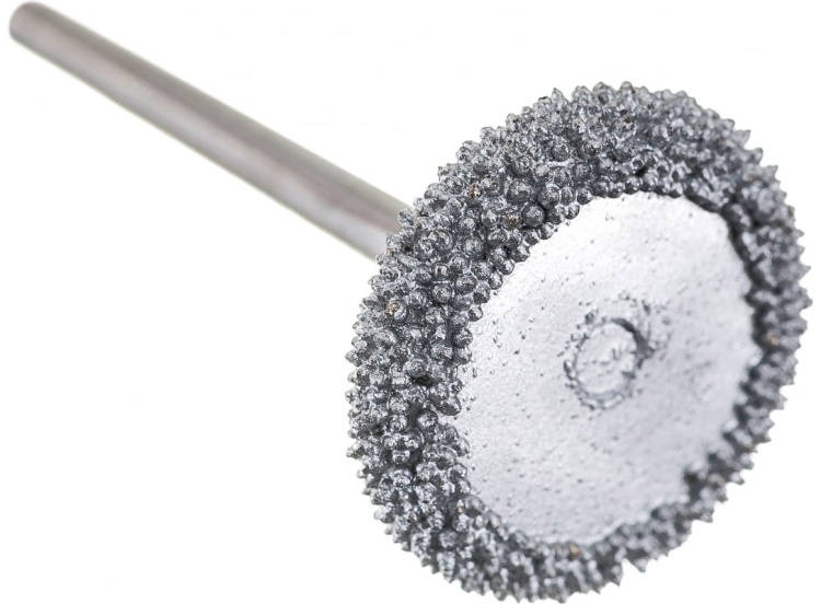 Насадка зазубренная из карбида вольфрама круговой формы  для гравировки 19 мм DREMEL