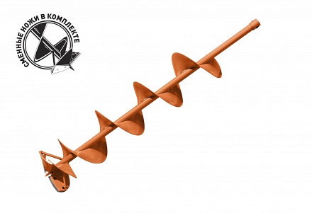 Шнек для льда CARVER IDB-200 (d пос=20мм,D=200мм,L=100см)