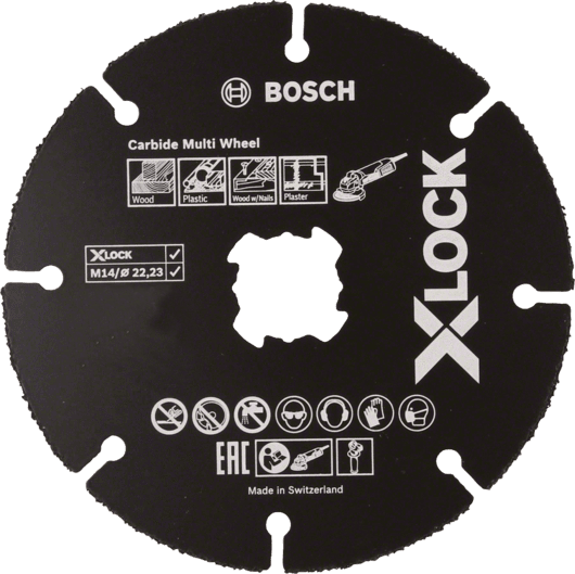 X-LOCK Отрезной круг ПО ДЕРЕВУ ДЛЯ УШМ 115 ММ  10шт