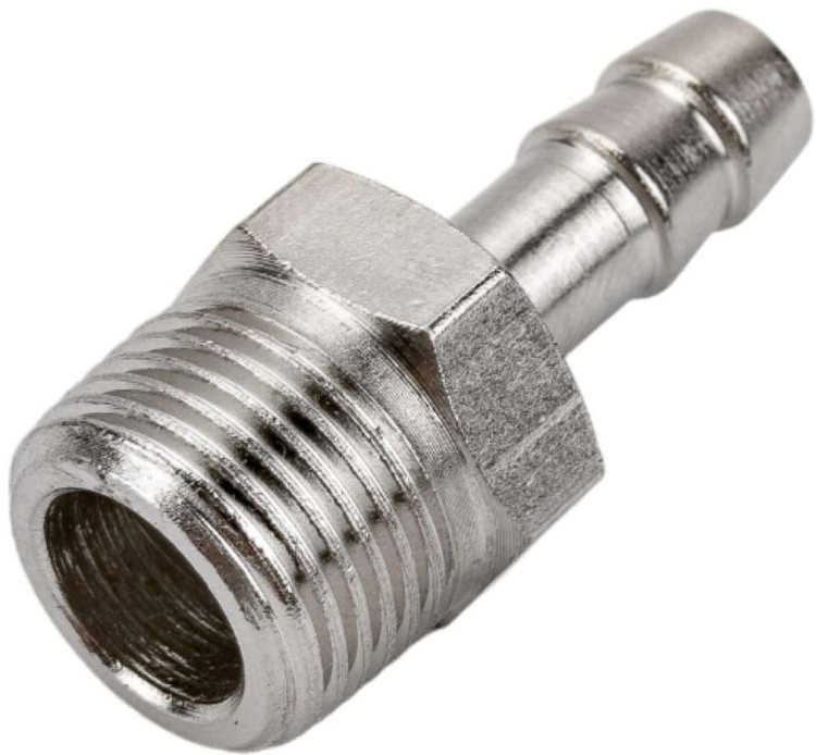 FUBAG Переходник 3/8"М на елочку 8мм с обжимным кольцом 8x13мм, блистер 1 шт