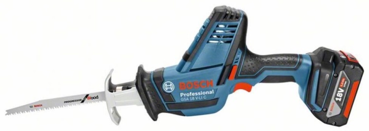 Пила сабельная аккумуляторная GSA 18V-LI C BOSCH