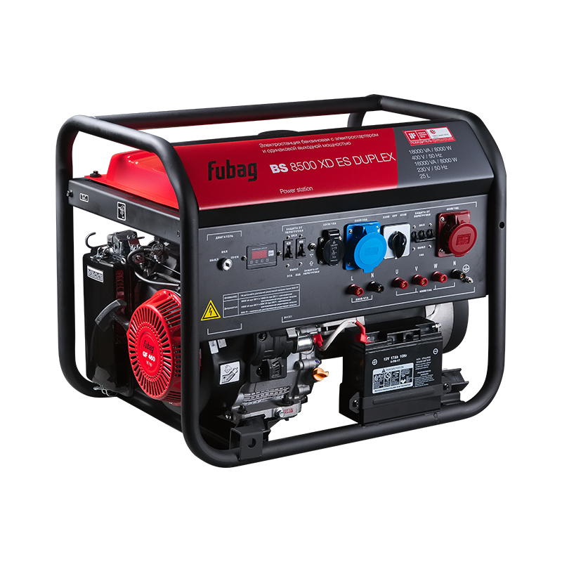 FUBAG Бензиновый генератор для одно и трехфазного режима работы  BS 8500 XD ES DUPLEX