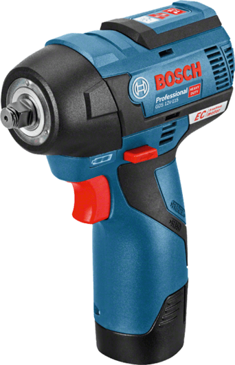 Гайковерт BOSCH GDS 12V-115 + 2 аккумулятора GBA 12V 2.5Ah + Swiss Peak Multitool