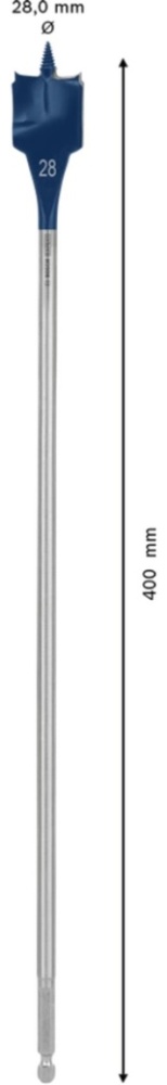 Сверло перовое Self Cut Speed 28x400 мм Expert