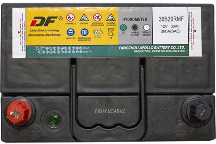 Аккумулятор CHAMPION DG10000E/DG10000E-3/DG6501ES (12V36Ah 196/128/220mm) C3506