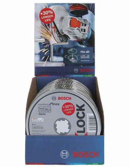 X-LOCK Отрезной диск  Standard for Inox 115x1x22.23мм прямой 10шт