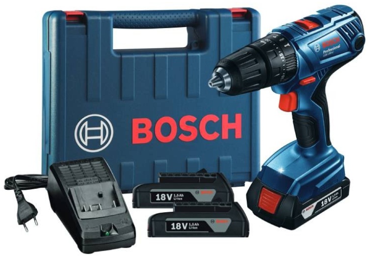 Шуруповерт BOSCH GSR 180-LI Professional (2 x 2 Case)