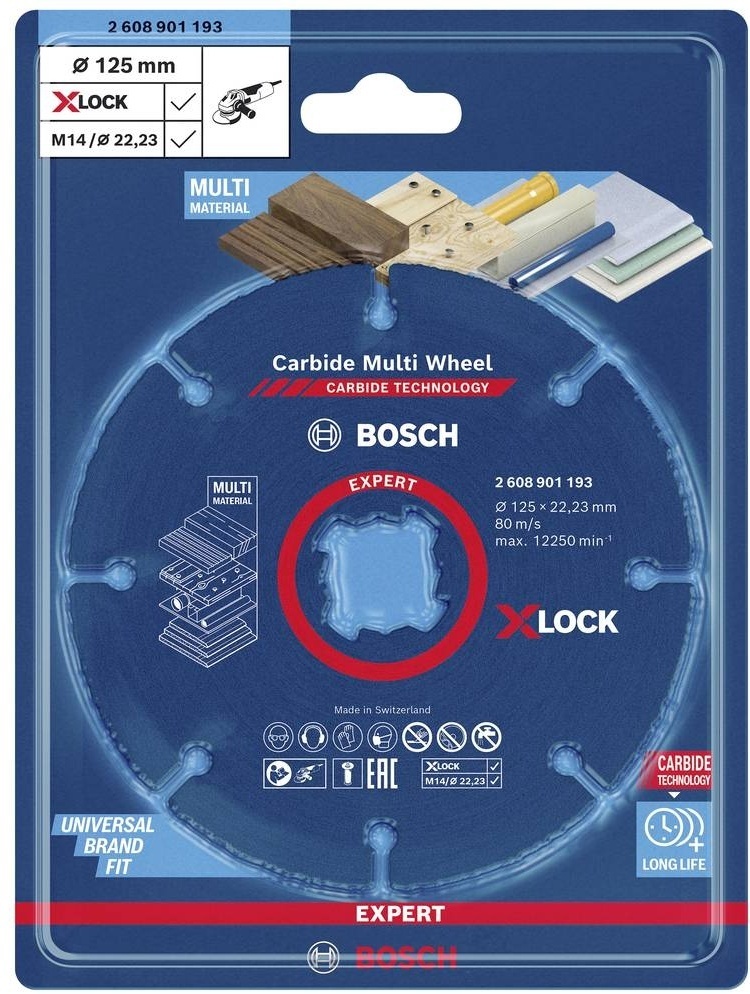 Круг отрезной по дереву для УШМ 125 ММ Expert X-LOCK