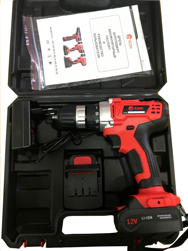 Дрель-шуруповерт Edon AD-12