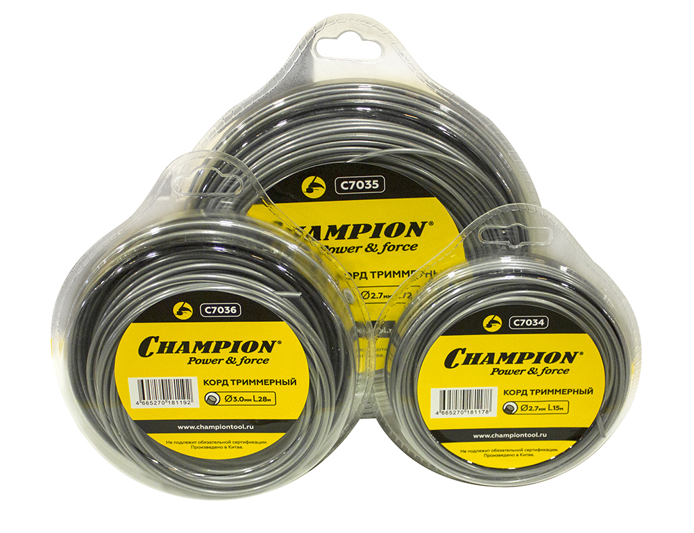 Корд триммерный CHAMPION  Aluminium C7036